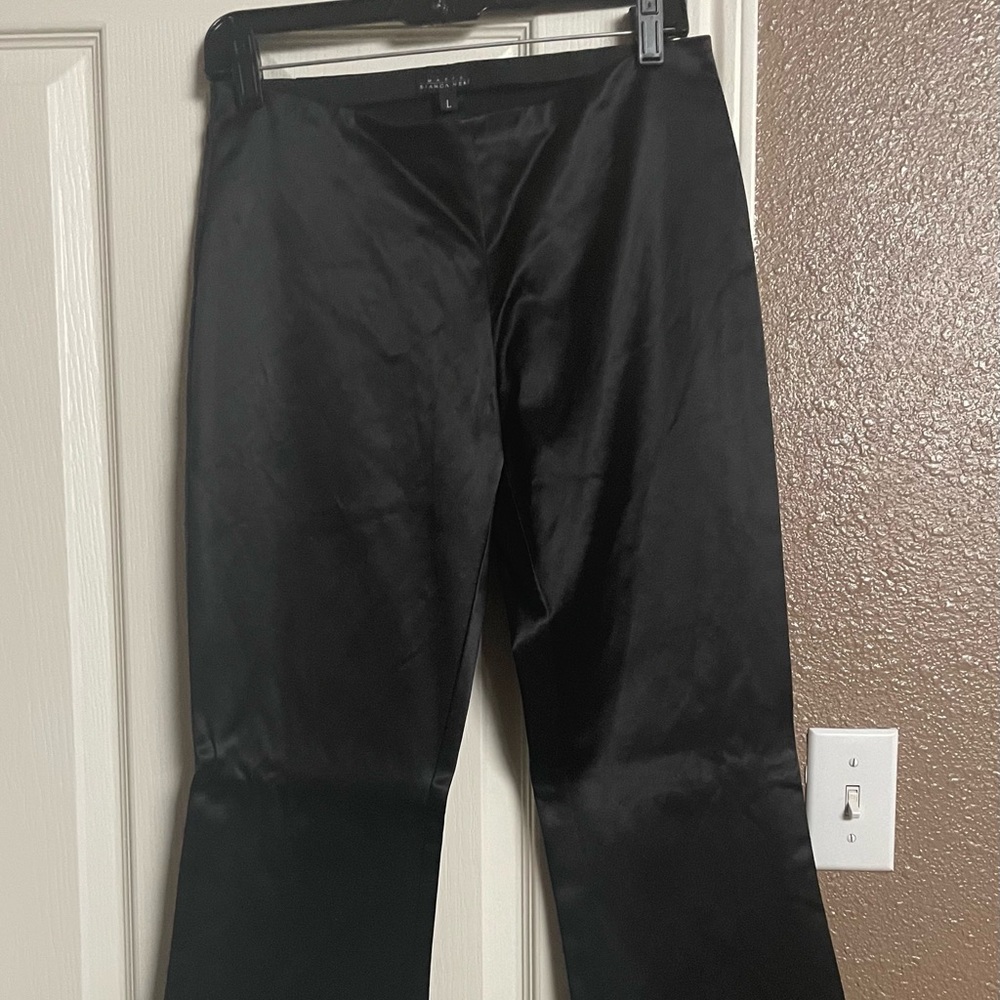 “Maria Bianca Nero” black elastic pants. Size L